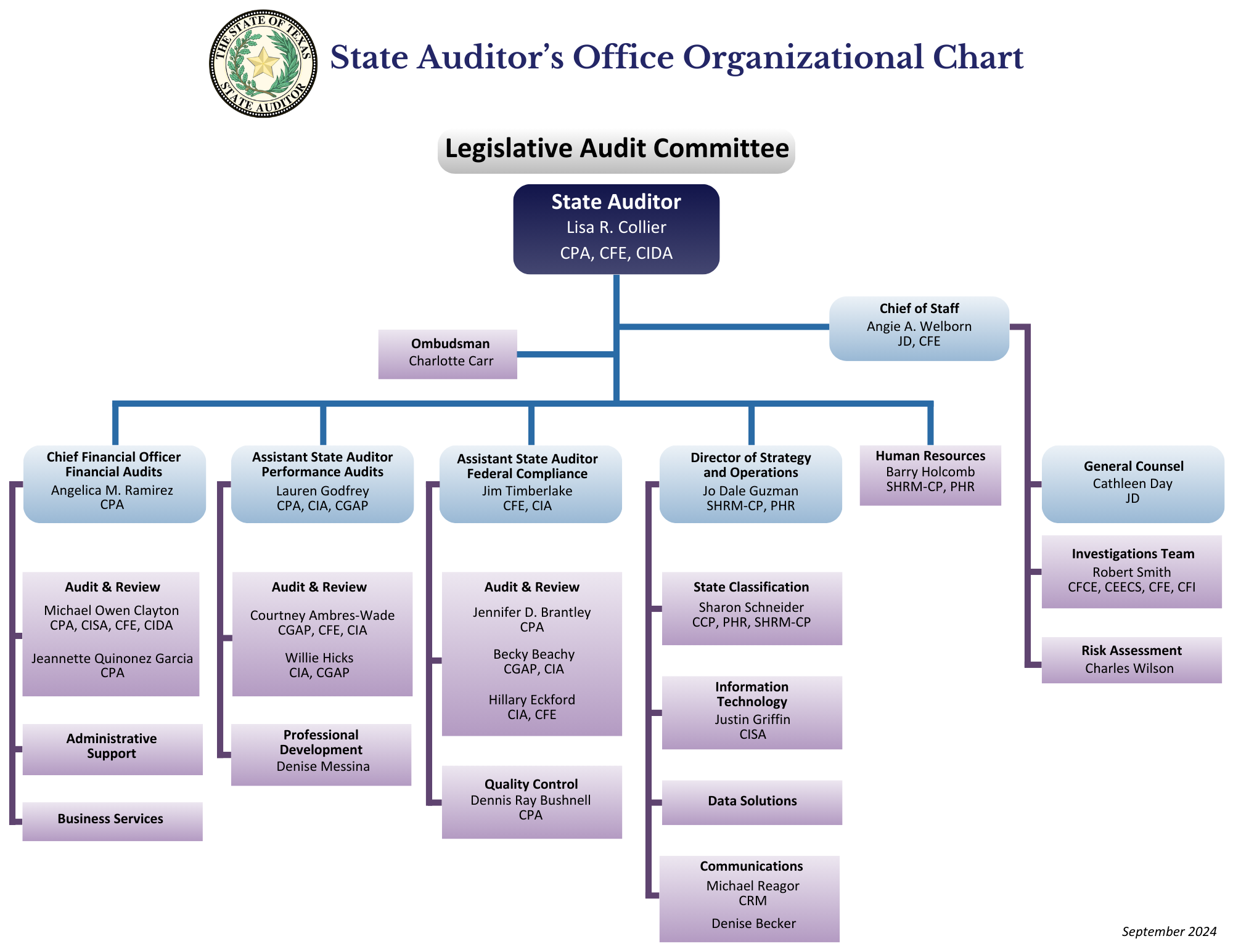 SAO Organizational Chart